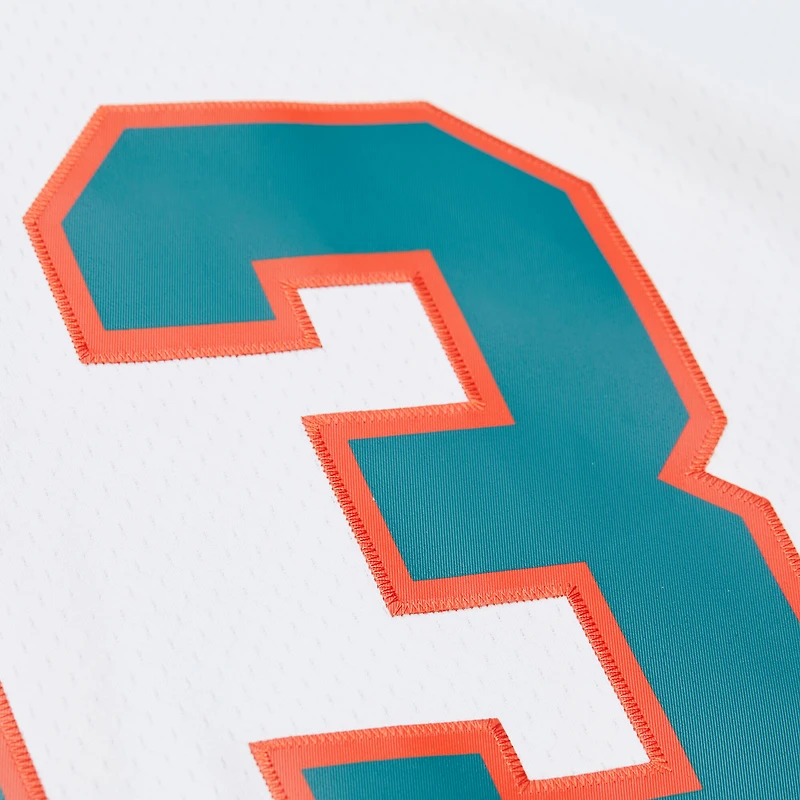 Maillot réplique Mitchell & Ness Dan Marino blanc Miami Dolphins 1994 Legacy pour homme