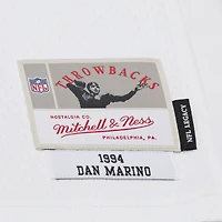 Men's Mitchell & Ness Dan Marino White Miami Dolphins 1994 Legacy Replica Jersey