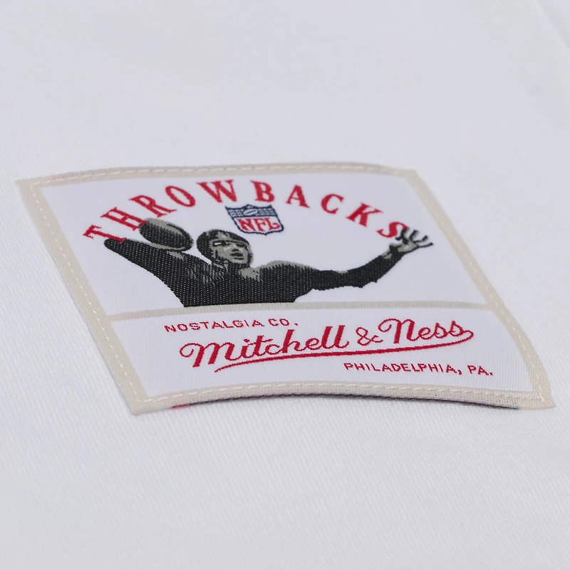 Men's Mitchell & Ness White Miami Dolphins Monochrome T-Shirt
