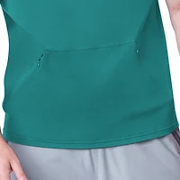 Men's MSX by Michael Strahan Aqua Miami Dolphins Action Sleeveless Pullover Hoodie