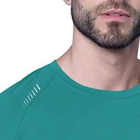 Men's MSX by Michael Strahan  Aqua Miami Dolphins Forward Long-Sleeve T-Shirt