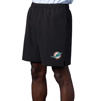 Men's MSX by Michael Strahan Black Miami Dolphins Tryout Performance Shorts