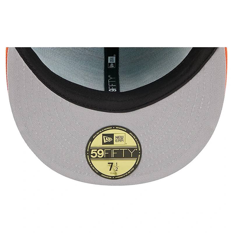 Men's New Era  Aqua/Orange Miami Dolphins Break 59FIFTY Fitted Hat