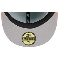 Men's New Era  Aqua/Orange Miami Dolphins Break 59FIFTY Fitted Hat