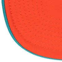 Casquette ajustable New Era Aqua/Blanc Miami Dolphins Patch 19TWENTY pour homme