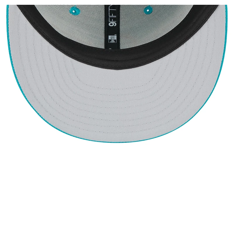 Casquette Snapback New Era Aqua Miami Dolphins 2023 NFL Training Camp 9FIFTY pour homme
