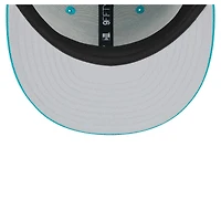 Casquette Snapback New Era Aqua Miami Dolphins 2023 NFL Training Camp 9FIFTY pour homme