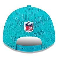 Men's New Era Aqua Miami Dolphins 2024 Sideline 9FORTY Stretch-Snap Hat