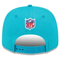 Men's New Era Aqua Miami Dolphins 2024 Sideline 9SEVENTY Stretch-Snap Hat