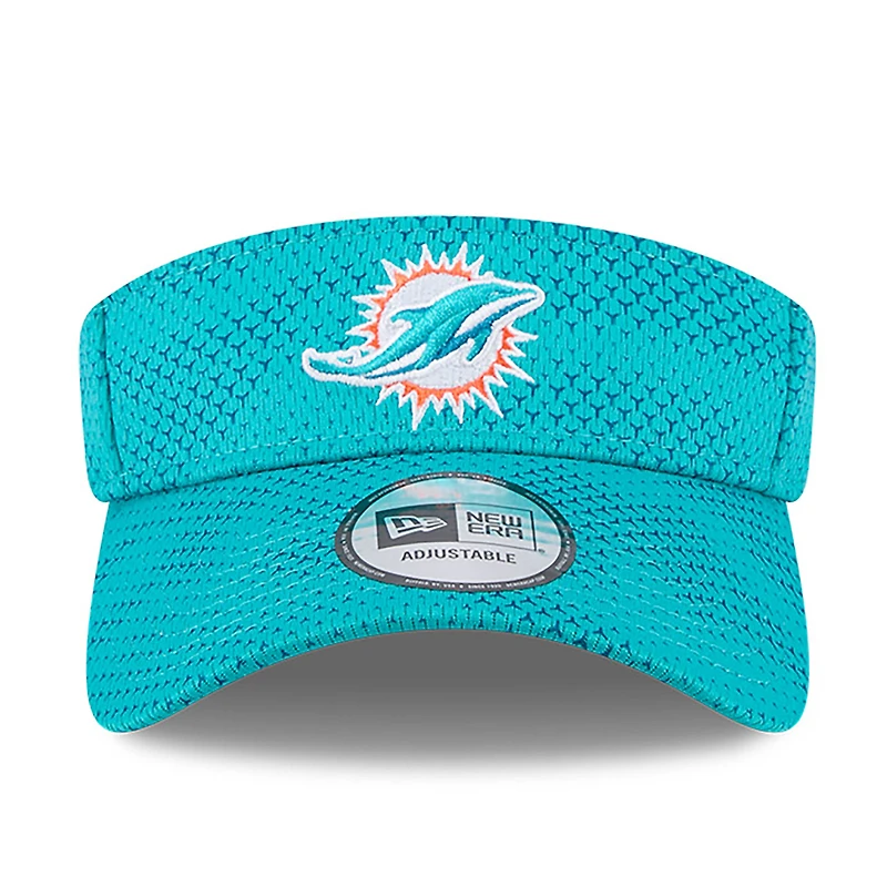 Men's New Era Aqua Miami Dolphins 2024 Sideline Visor