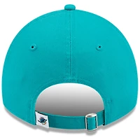 Casquette ajustable New Era Aqua Miami Dolphins 2025 Rivalries Collection Team 9TWENTY pour homme