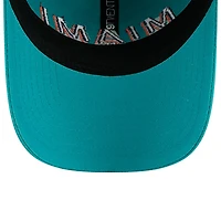 Men's New Era  Aqua Miami Dolphins 2025 Rivalries Collection Team 9TWENTY Adjustable Hat