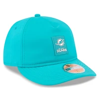 Casquette ajustée New Era Aqua Miami Dolphins 2025 Sideline Retro Crown 59FIFTY pour homme