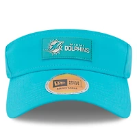 Men's New Era Aqua Miami Dolphins 2025 Sideline  Visor