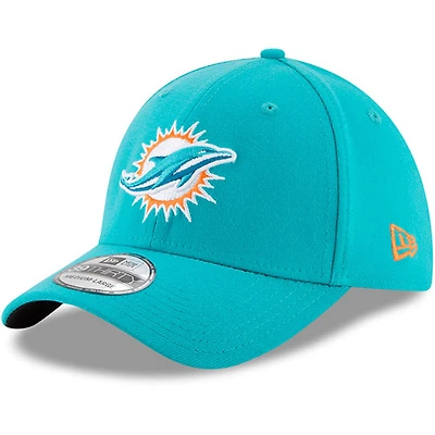 Casquette classique New Era Aqua Miami Dolphins 39THIRTY Flex Team pour homme