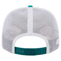 Casquette trucker ajustable New Era Aqua Miami Dolphins 9SEVENTY pour homme