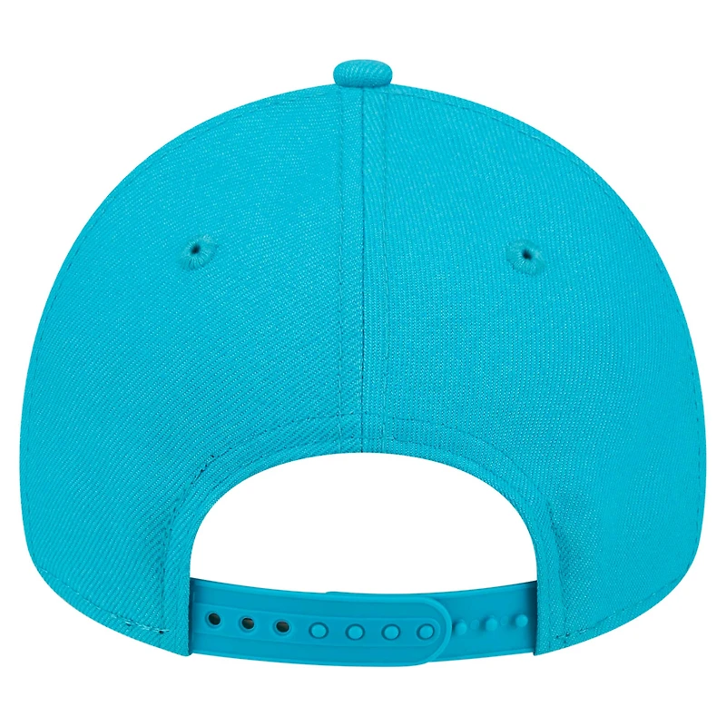 Casquette ajustable A-Frame 9FORTY pour homme New Era Aqua Miami Dolphins