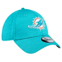 Casquette Active Tech 39THIRTY Flex pour homme New Era Aqua Miami Dolphins