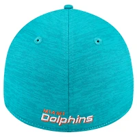 Casquette Active Tech 39THIRTY Flex pour homme New Era Aqua Miami Dolphins