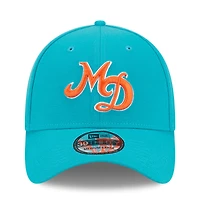 Casquette 39THIRTY Flex New Era Miami Dolphins City Originals pour homme