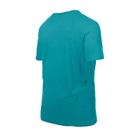 Men's New Era  Aqua Miami Dolphins Combine Authentic Training Throwback T-Shirt