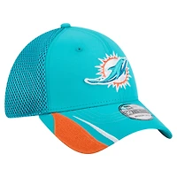 Casquette linéaire 39THIRTY Flex Game Day des Dolphins de Miami New Era pour homme