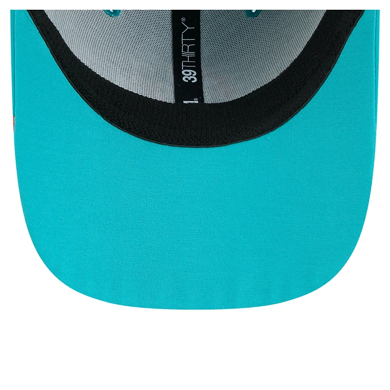 Casquette linéaire 39THIRTY Flex Game Day des Dolphins de Miami New Era pour homme