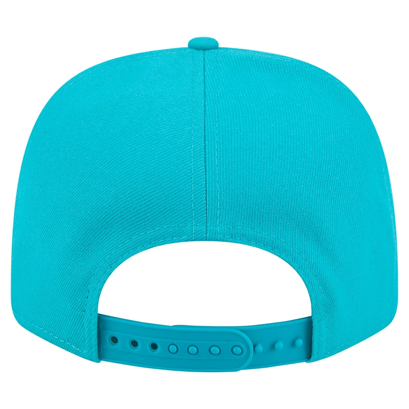 Men's New Era Aqua Miami Dolphins Gameday Multi Rope 9SEVENTY Stretch-Snap Hat