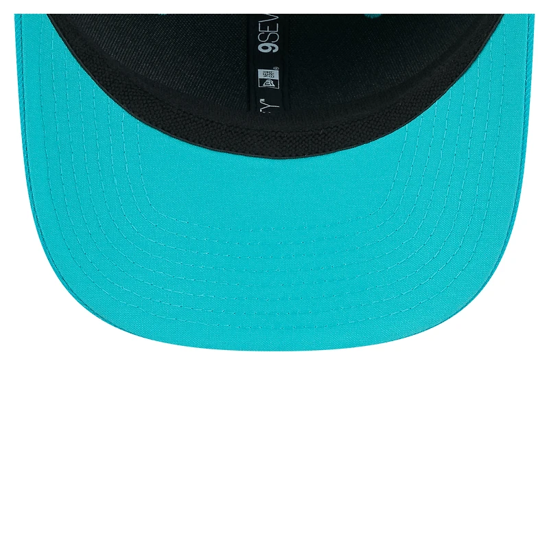 Men's New Era Aqua Miami Dolphins Gameday Multi Rope 9SEVENTY Stretch-Snap Hat