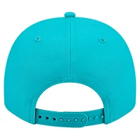 Men's New Era  Aqua Miami Dolphins Local Play A-Frame 9FIFTY Snapback Hat