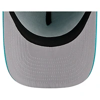 Men's New Era  Aqua Miami Dolphins Local Play A-Frame 9FIFTY Snapback Hat