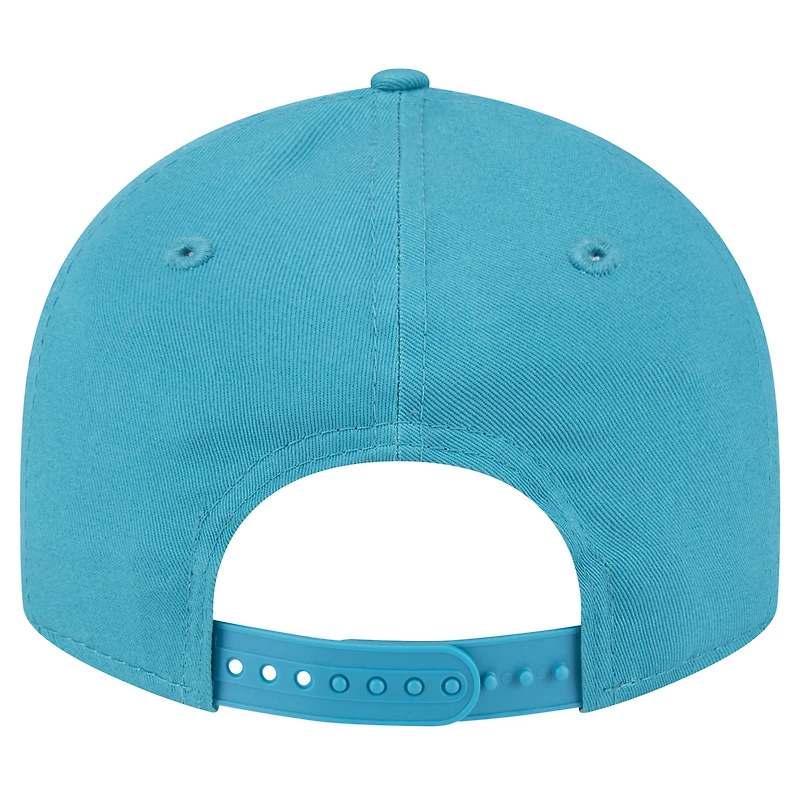 Men's New Era Aqua Miami Dolphins Main Low Profile 9FIFTY Snapback Hat