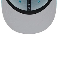 Casquette Snapback 9FIFTY Main Trucker New Era Aqua Miami Dolphins pour hommes