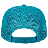 Casquette New Era Aqua Miami Dolphins Main Trucker 9SEVENTY extensible à boutons-pression pour homme