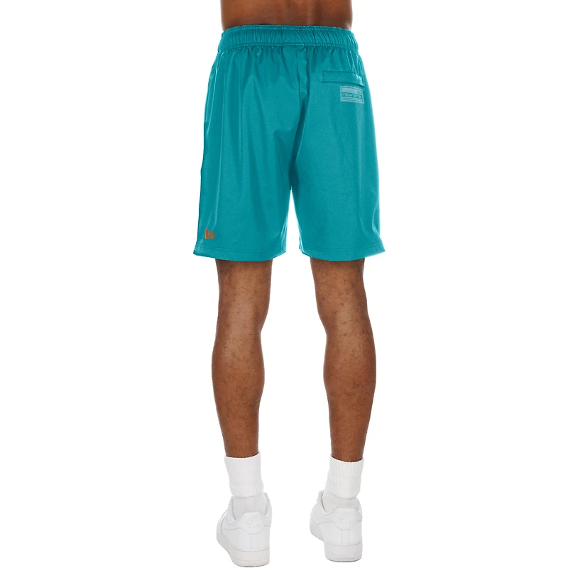 Short de match New Era Aqua Miami Dolphins pour homme