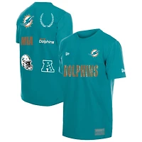 Men's New Era  Aqua Miami Dolphins Match T-Shirt