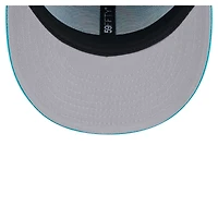 Casquette ajustée à profil bas 59FIFTY des Dolphins de Miami Omaha New Era pour homme
