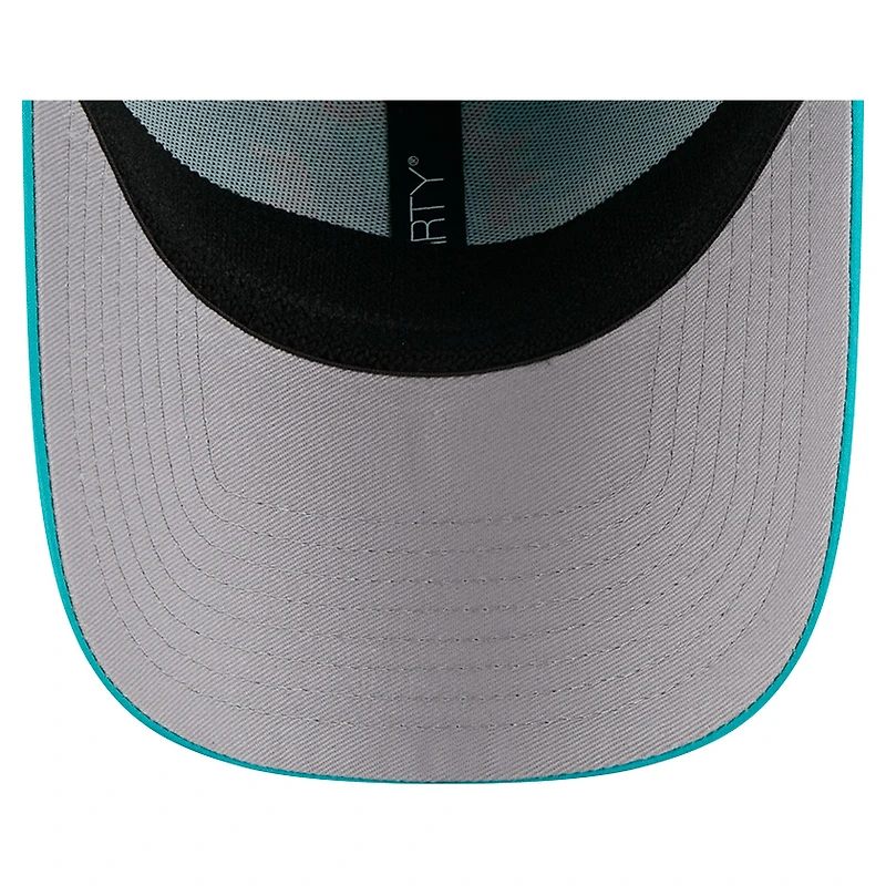 Men's New Era  Aqua Miami Dolphins Outline 39THIRTY Flex Hat