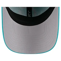 Men's New Era  Aqua Miami Dolphins Outline 39THIRTY Flex Hat