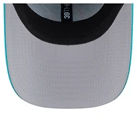 Men's New Era Aqua Miami Dolphins Perforated 39THIRTY Flex Hat