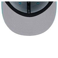 Men's New Era Aqua Miami Dolphins Ransom 59FIFTY Fitted Hat