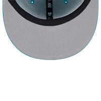 Casquette ajustée 59FIFTY Miami Dolphins de New Era pour homme avec inscription Aqua