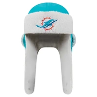 Men's New Era Aqua Miami Dolphins Sherpa Trapper Hat