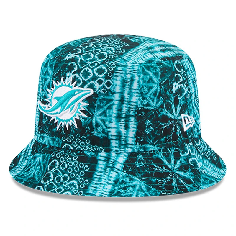 Bob Shibori Aqua Miami Dolphins New Era pour hommes