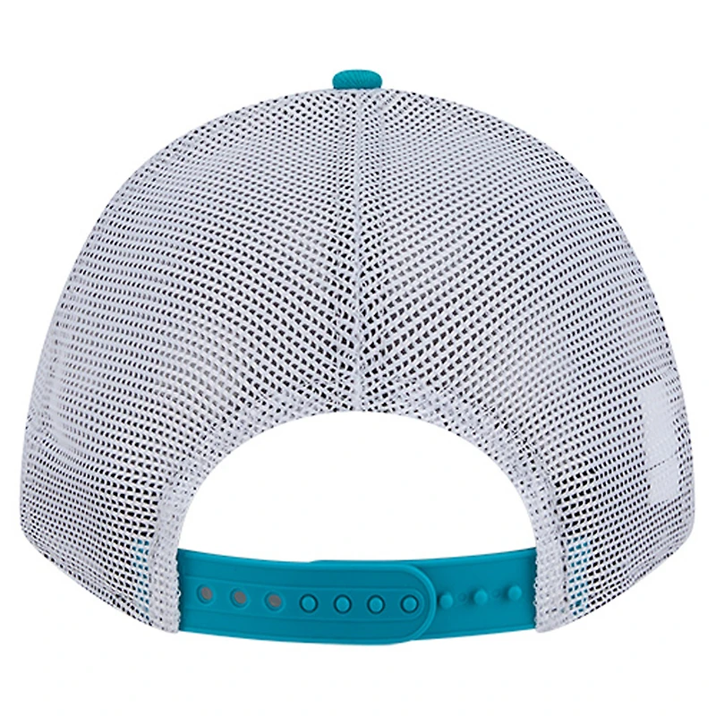 Casquette ajustable 9FORTY Aqua Miami Dolphins pour homme New Era