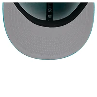 Men's New Era Aqua Miami Dolphins State Stitch 59FIFTY Fitted Hat