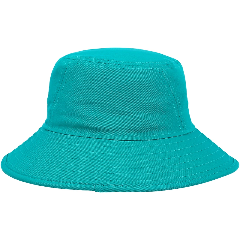 Bob principal avec logo Throwback des Dolphins de Miami New Era Aqua pour hommes