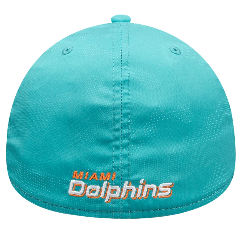 Casquette extensible New Era Aqua Miami Dolphins 39THIRTY à motif camouflage ton sur pour homme