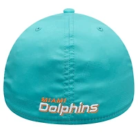 Casquette extensible New Era Aqua Miami Dolphins 39THIRTY à motif camouflage ton sur pour homme