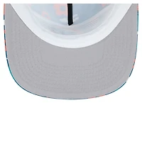 Casquette de golf à visière snapback Wakey Wakey Miami Dolphins de New Era pour homme